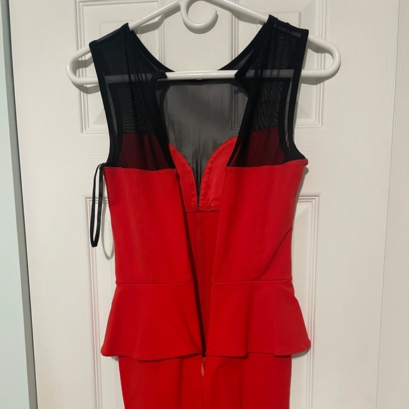 Bebe Dress Orange Red - Picture 7 of 9